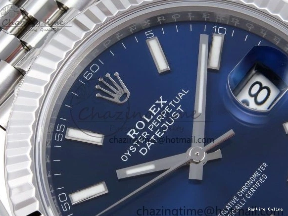 0105 Elegant DateJust 41 126334 904L SS VSF 1:1 Best Edition Blue Dial on Jubilee Bracelet VS 1327